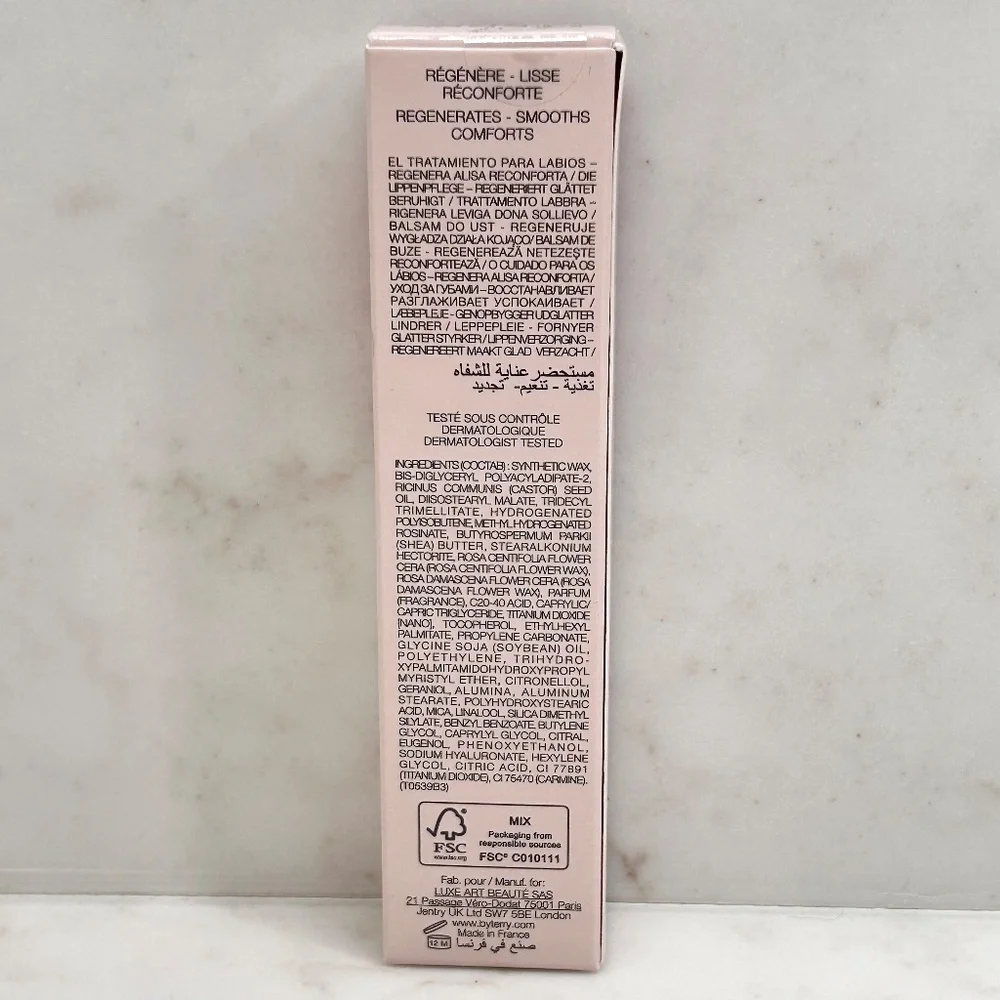 By Terry Baume de Rose Liquid Lip Balm - NIB - Full Size - 12M PAO